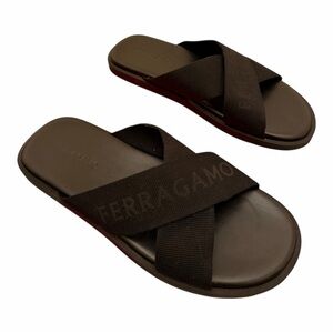 Salvatore Ferragamo Black Sandals NEW